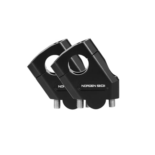 Riser guidon moto pour Norden 901 avec pince montage robuste en aluminium