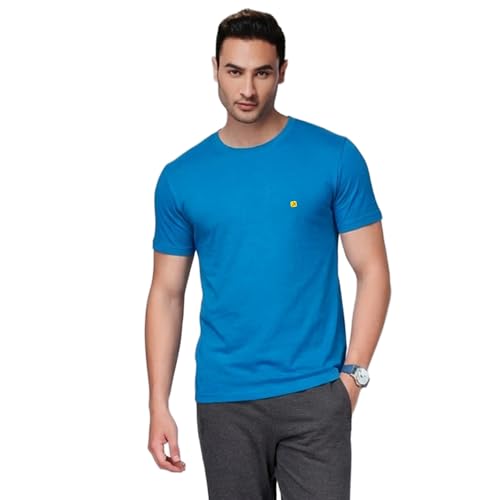 Image of AMUL COMFY Men's Cotton Plain Round Neck Half Sleeve Casual T-Shirts