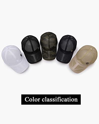 Marotow Full Mesh Baseball Cap For Men And Women, Unisex Breathable Full Mesh Baseball Cap, Summer Mesh Baseball Hat (Black) #TOP5