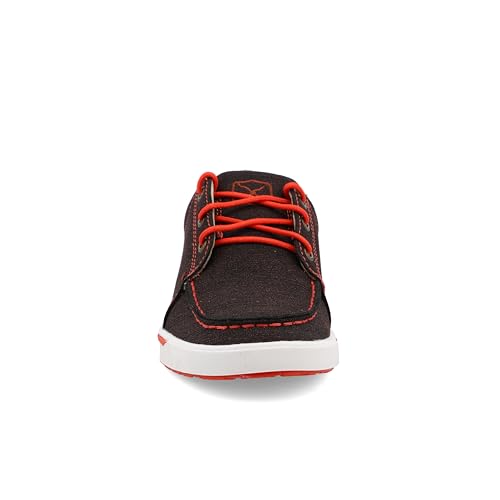 Image of Twisted X Women's Kicks, Moc Toe, Black & Grenadine, 6.5 M