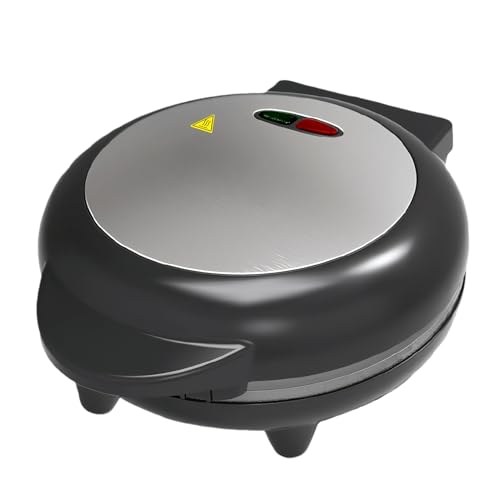 Padella Da Colazione,Elettrica in Acciaio Inossidabile a Doppio Scomparto,Piastra Elettrica