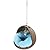 POPETPOP Hamster Hammock Cute Soft Coconut Shell Sleeping Nest with Bell Playing Hanging Bed for Hamster Guinea Pig Squirrel