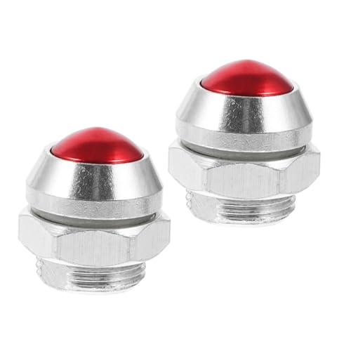 Genérico 2 Válvulas de Seguridad Metálicas Planas para Válvula de Alivio de Presión de 14 MM Repuestos Compatibles para Accesorios de Seguridad para Cocina Segura