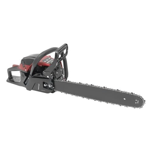Motosega da 20 pollici, a benzina, 2,4 kW, 10000 giri/min, 58 cc, 2 tempi, con serbatoi di carburante da 550 ml, sistema di avviamento a molla per seghe di bambù, lavorazione del legno a casa