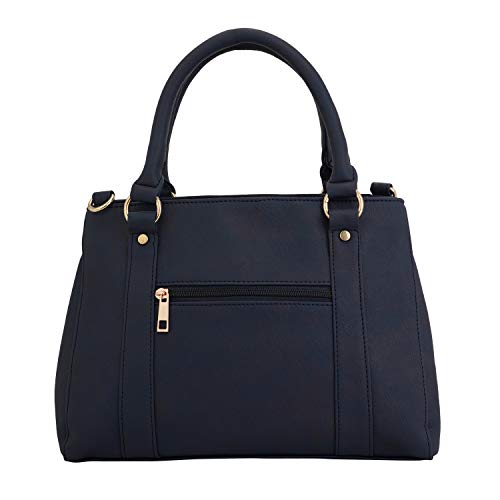 Lapis O Lupo Women Fashion Handbags Faux Leather Top Handle Satchel Purse With Sling 4
