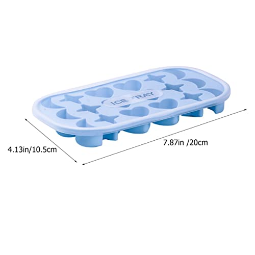 Molde para cubitos de hielo de silicona 2 piezas miniatura 2