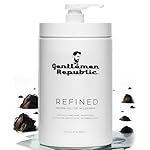 Gentlemen Republic 32oz Refined Hair Gel with Pump for Men – Premium Gel For Men Humidity Resistant & Alcohol-Free – All Day Shine and Hold for All Hair Types and Never Flakes – Made in the USA