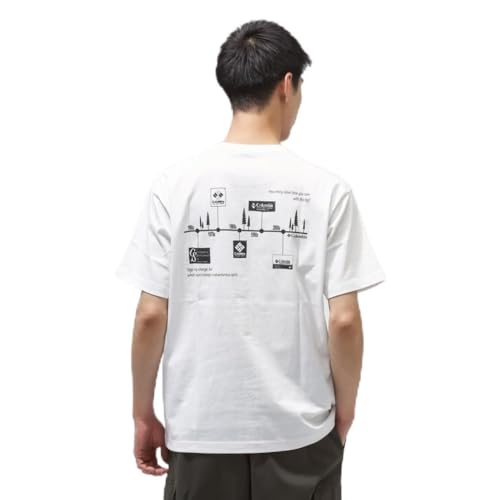 [コロンビア] トレッキング 半袖Ｔシャツ スリーピービュートグラフィックショートスリーブTシャツ メンズ PM0992 ホワイト M