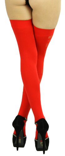 Image of ToBeInStyle Women's Sheer Banded Thigh High Socking w /Opaque Band