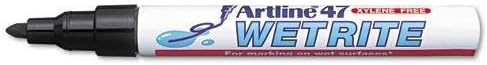 47201 - Wetrite Marker, Bullet Tip, 1.5mm, Black