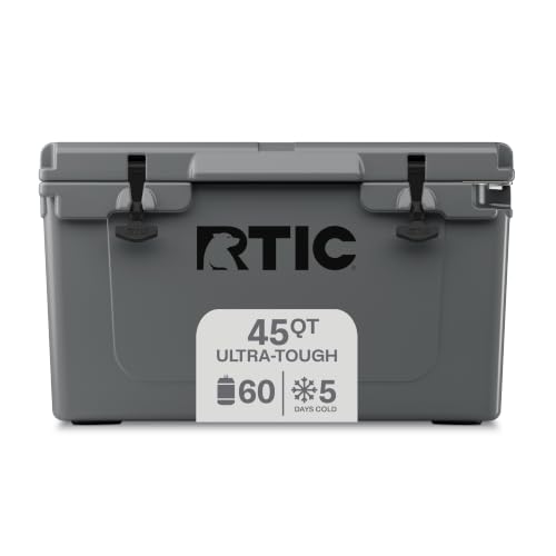 RTIC 45 QT Ultra-Tough Hard Cooler, Grey