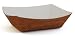 Southern Champion Tray 0562 #50  Hearthstone Clay Coated Paperboard Food Tray / Boat / Bowl, 1/2-lb Capacity (Case of 1000)