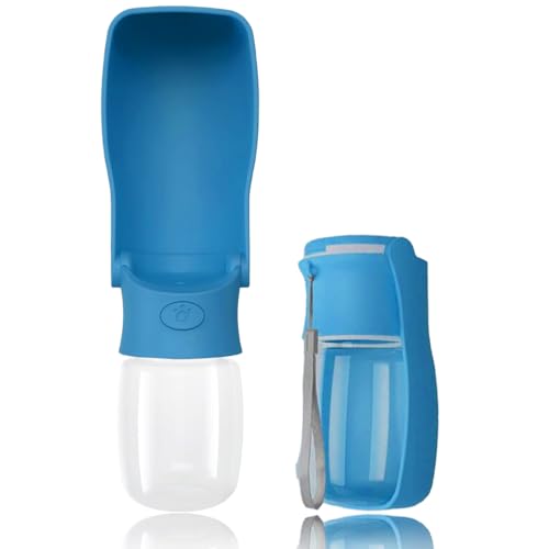 Portable Dog Water Bottle (12oz/19oz, BPA-Free Plastic)