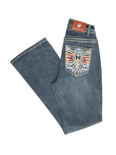 Centenario Bootcut Denim Jeans - Dark Blue
