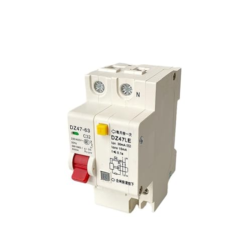 Disjoncteur DZ47LE 1P+N 63A interrupteur différentiel Type C45