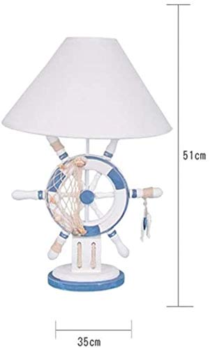 Lampe de table méditerranéenne en forme de volant de roulette haute finition - 6
