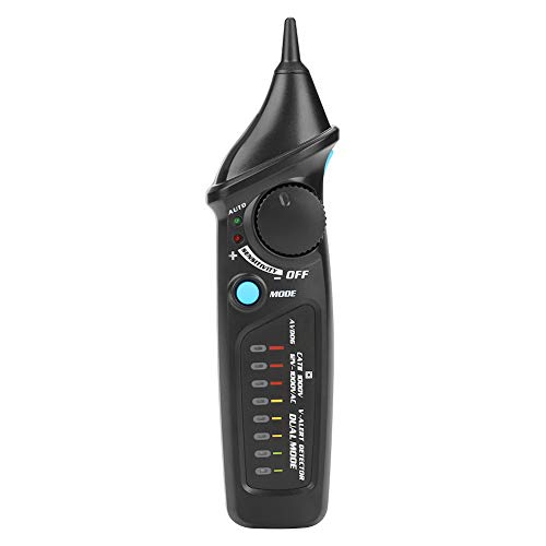Preisvergleich Produktbild Spannungsprüf, Bside AVD06 AC12-1000V Berührungslose Spannung Elektrischer Prüfdetektor Dual Mode Check Spannungstester mit LED Taschenlampe Optische Anzeige