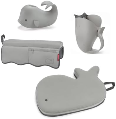 Skip Hop Moby Baby Bath Essential Set, Grey