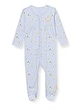 Steiff Baby-Mädchen Strampler Nachthemd, Brunnera Blue, 080