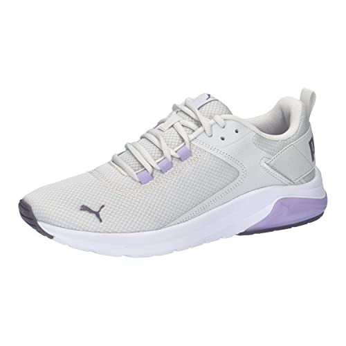 Image of PUMA Men's Low-Top Sneaker, Feather Gray Purple Charcoal Vivid Violet, 4