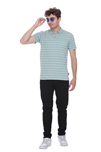 Image of GODFREY Half Sleeve Cotton Polo T Shirt for Man with Pocket - Regular fit Men Tshirts