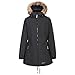Produktbild Trespass Celebrity, Black, XS, Warme Wasserdichte Jacke mit abnehmbarer Kapuze für Damen, Schwarz, X-Small