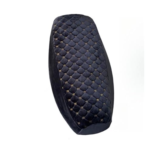 Couvre selle moto housse de siège velours épais et similicuir
