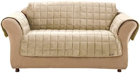 SureFit Deluxe Pet Cover - Loveseat Slipcover - Ivory (SF39454)