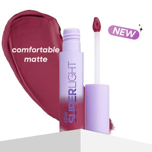 Image of Nykaa Superlight Lip Cloud Airy Mousse Matte Liquid Lipstick for Lip & Cheek (Berry Blush)