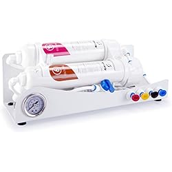 Sistema De Osmosis Para Acuario smardy Ósmosis Inversa Portátil para Acuario 190 l/día Filtro de Agua 50GPD Membran