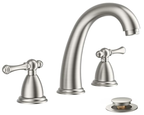 Robinet de lavabo anti-traces noir mat 3 trous pour remplacer mitigeur usé