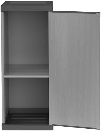 mongardi W2016 - PVC and PP Resin Cabinet, 1 Door, 1 Shelf, Easy ...