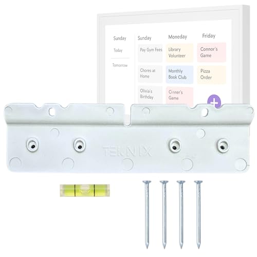 Teknix No-Stud, No-Drill Wall Mount for Skylight Calendar (15 inch) - Easy DIY Installation, No Anchors or Screws Needed, Damage-Free, Secure Hold, Only a Hammer Required, Hardware Included
