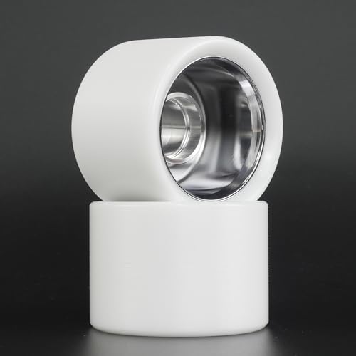 Bont Ultraglide Indoor Roller Skate Wheels, 63mm x 44mm 96A, Speed, Jam & Rink Skating, Aluminum Hub (White,8-Pack)
