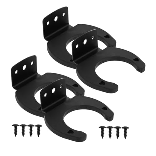 Toddmomy 4pcs Wall Mount Mic Holder Angle Space Saving Design for Studio Home Office Sturdy Microphone Stand Bracket for Efficient Audio Setup