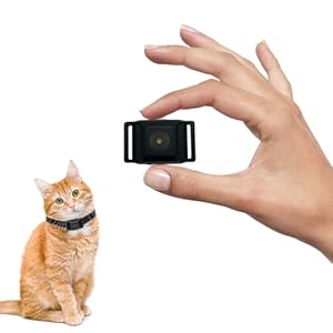 Tiniest Anti Meow Collar for Small Cats 5-15lbs, Only 1.6 * 1in & 0.42oz, No Shock with Vibration &Sound, Extra Small & Rechargeable, 5 Sensitivity Levels