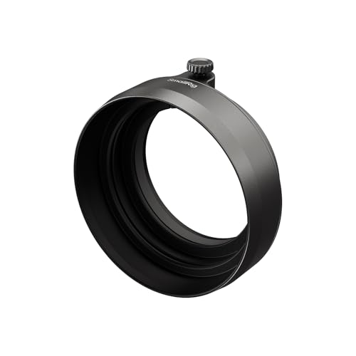 Capucha para lente SMALLRIG X Half, protector anti-deslumbramiento y anti-rayaduras, aleación de aluminio, compatible con filtros UV/VND para Fujifilm (Gris Carbón) - Modelo 5709 miniatura 1