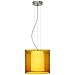 Besa Lighting 11.75"" W Pahu 12 Transparent Armagnac/Opal Pendant Light in Satin Nickel 1KG-G18407-SN