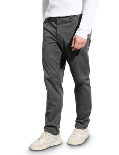 Chino homme Street One MEN classique pantalon casual chic en coton beige