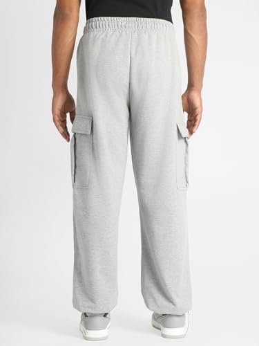 Image of Nobero Joggers for Men | Oversized Fit | Elasticated Waist with Drawcord | Soft & Breathable Fabric | Loose Track Pants | Casual & Streetwear