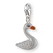 Produktbild Melina Damen-Charm Anhänger Schwan 925 Sterling Silber 1801372