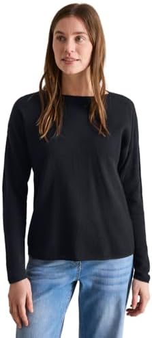 CECIL Structuur Trui - Heather Sky Blue / Blauw | - Cotton Blues