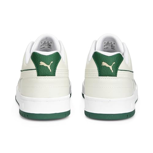 Image of PUMA Men's Rbd Game Low Track Shoe, 11 UK, Puma White Vapor Gray Vine Puma Gold, 7.5 us