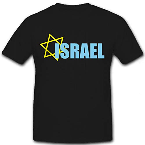 T-shirt étoile de David Israël noir pour afficher ses valeurs