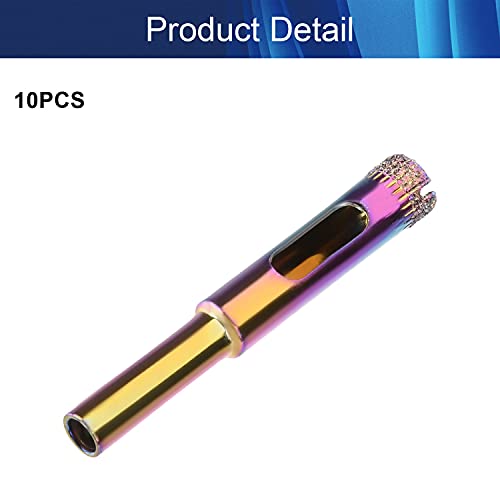 Brocas diamantadas 8mm para vidrio y cerámica pack 10 miniatura 4