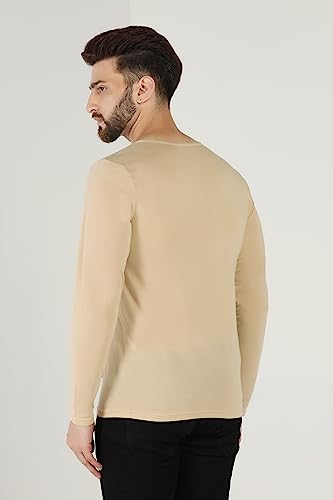 Image of INKKR Regular Fit Style V-Neck Full Sleeve T-Shirts for Men