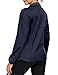 Little Donkey Andy Women's Lightweight Softshell Jacket Windbreaker for Hiking Running Golf Travel, Windproof, Waterproof (Dark Blue L)
