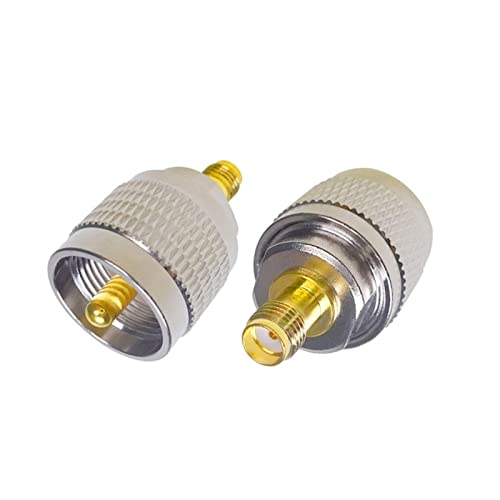 Conector SMA hembra a UHF macho PL259 adaptador RF para antena de radio coaxial 4