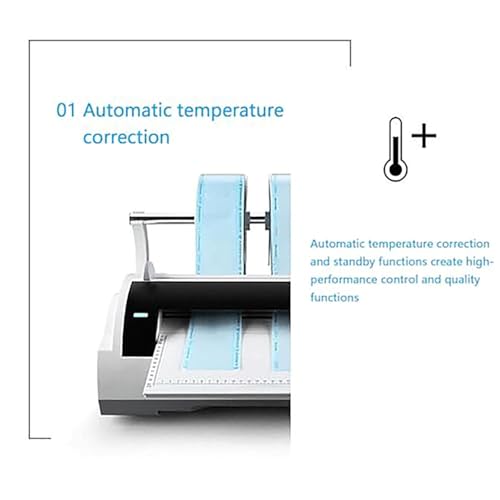 Máquina de sellado térmico profesional, corte de doble filo, ancho máximo de sellado de 30 cm, temperatura ajustable, para hospitales, clínicas y laboratorios