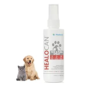 PHELENX | Healocan – Tick & Flea Spray for Dogs & Cats (100 mL)